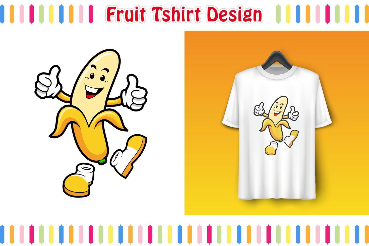T-shirt design, Cute Fruits Character on Shirt, Hand drawn colorful vector  illustration, Cartoon style 12980734 Vector Art at Vecteezy
