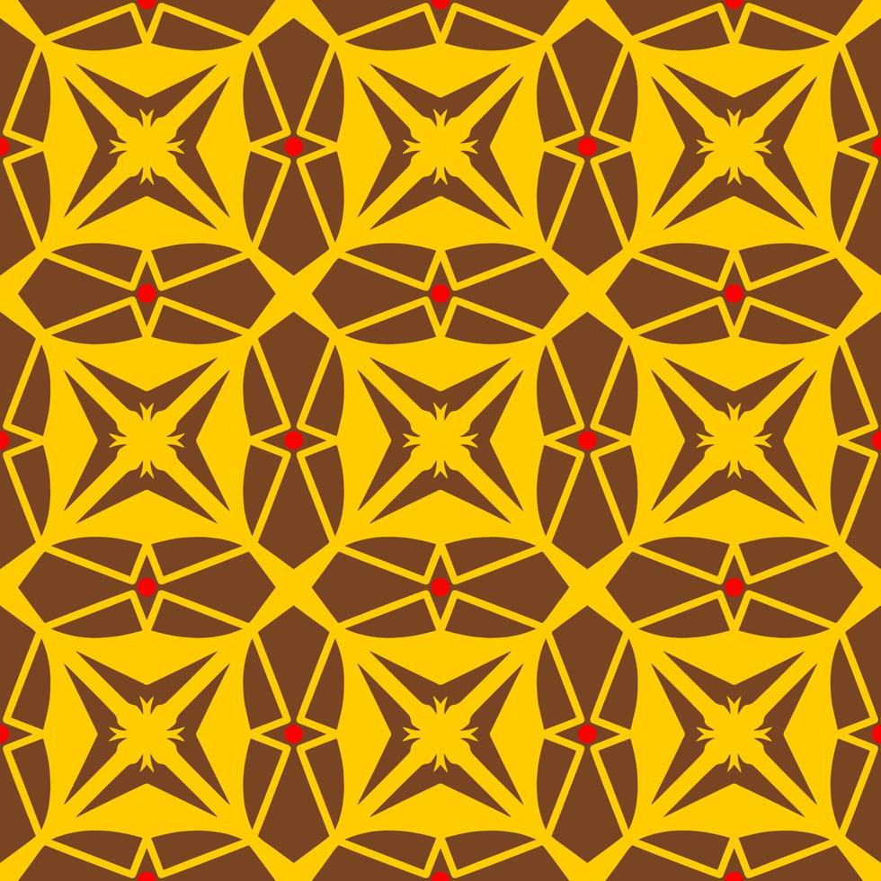 patrón geométrico sin costuras con forma tribal. patrón diseñado en ikat, azteca, marroquí, tailandés, estilo árabe de lujo. ideal para prendas de tela, cerámica, papel pintado. ilustración vectorial vector