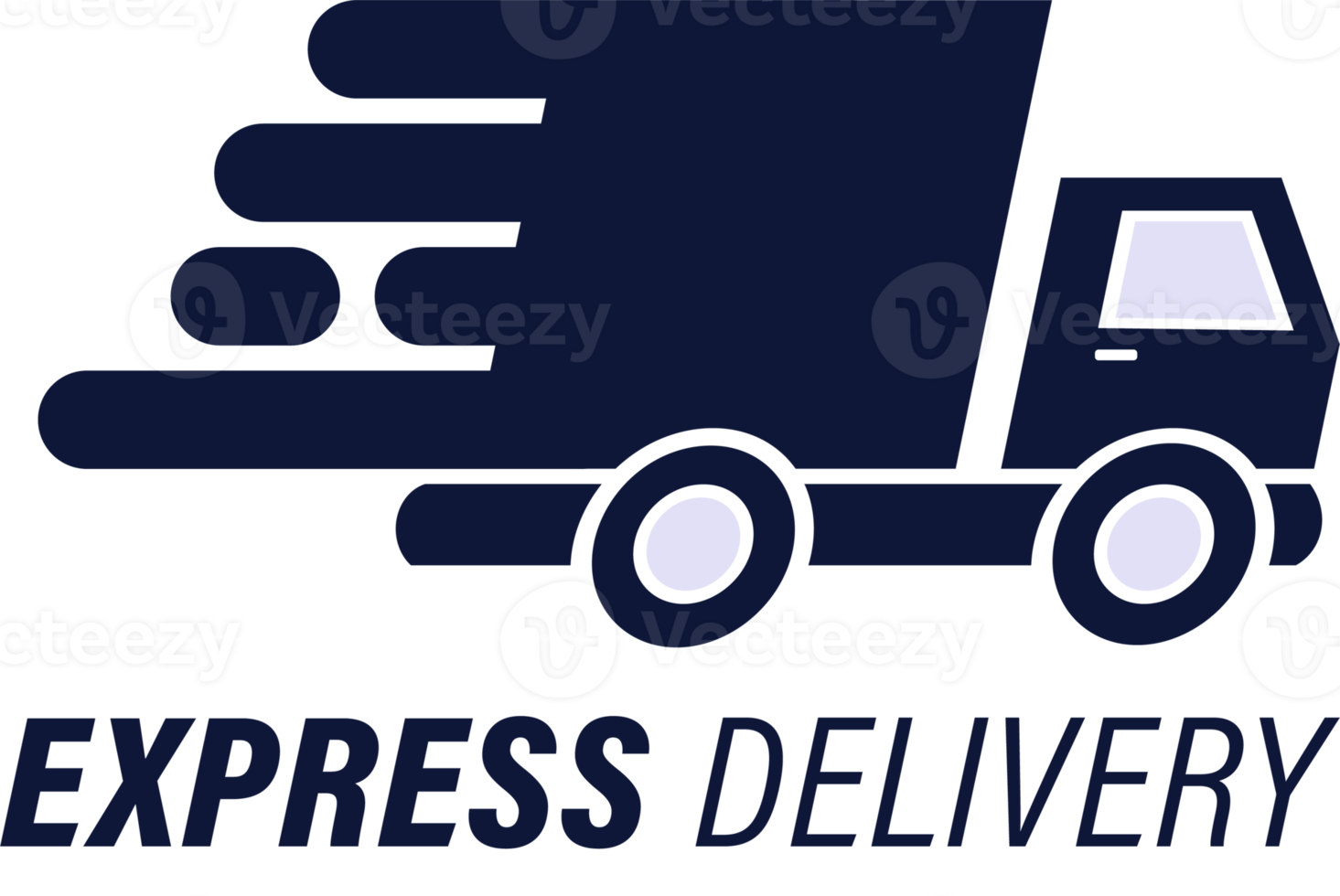 Truck with stop watch express delivery icon for shipping services. Ecomers signs illustration. png