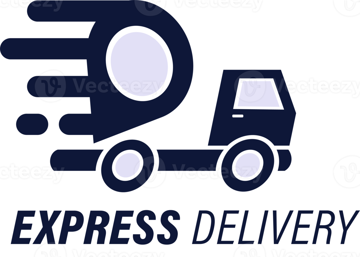 Truck with stop watch express delivery icon for shipping services. Ecomers  signs illustration. 12980767 PNG