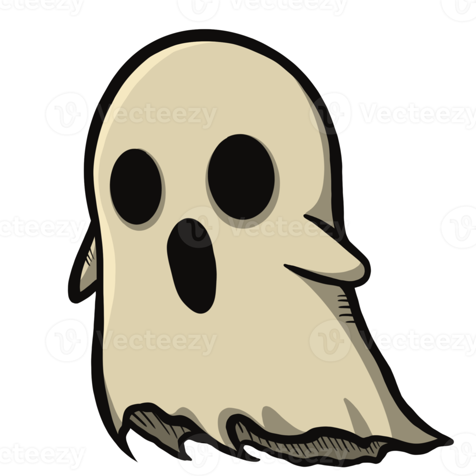 fantasma de dibujos animados de halloween png