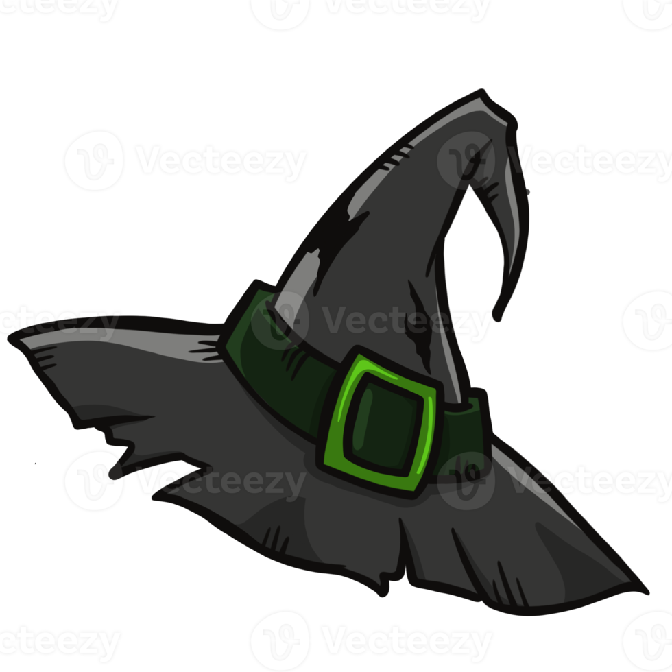 Halloween cartoon Witch hat png