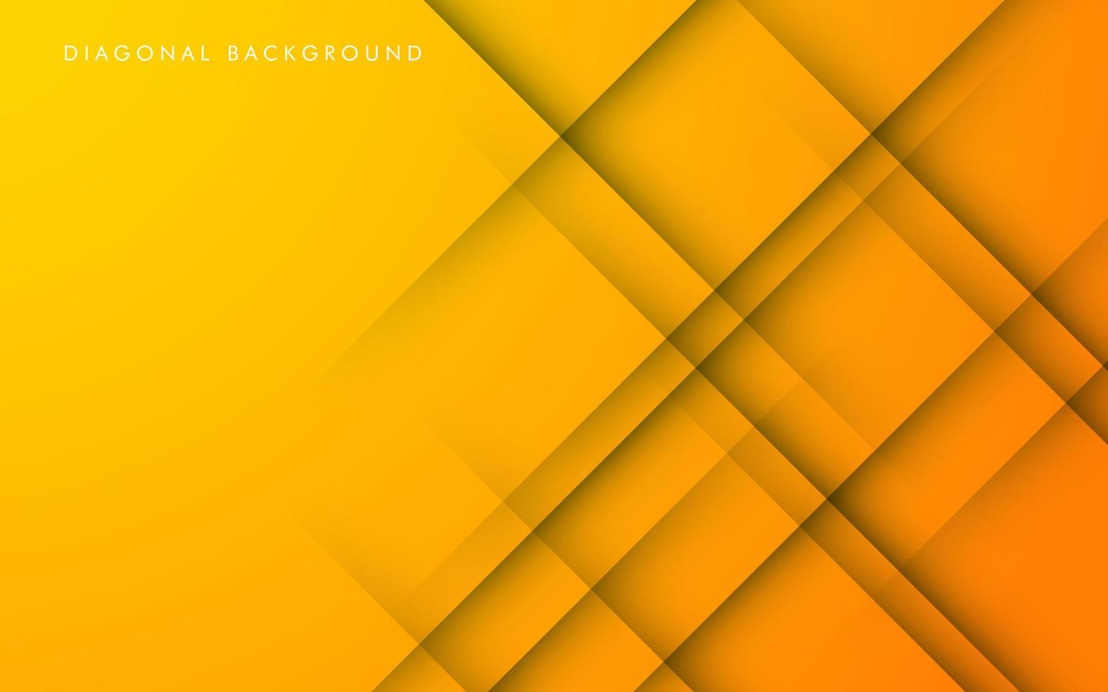 abstract modern yellow orange gradient diagonal stripe with shadow and light background. eps10 vector