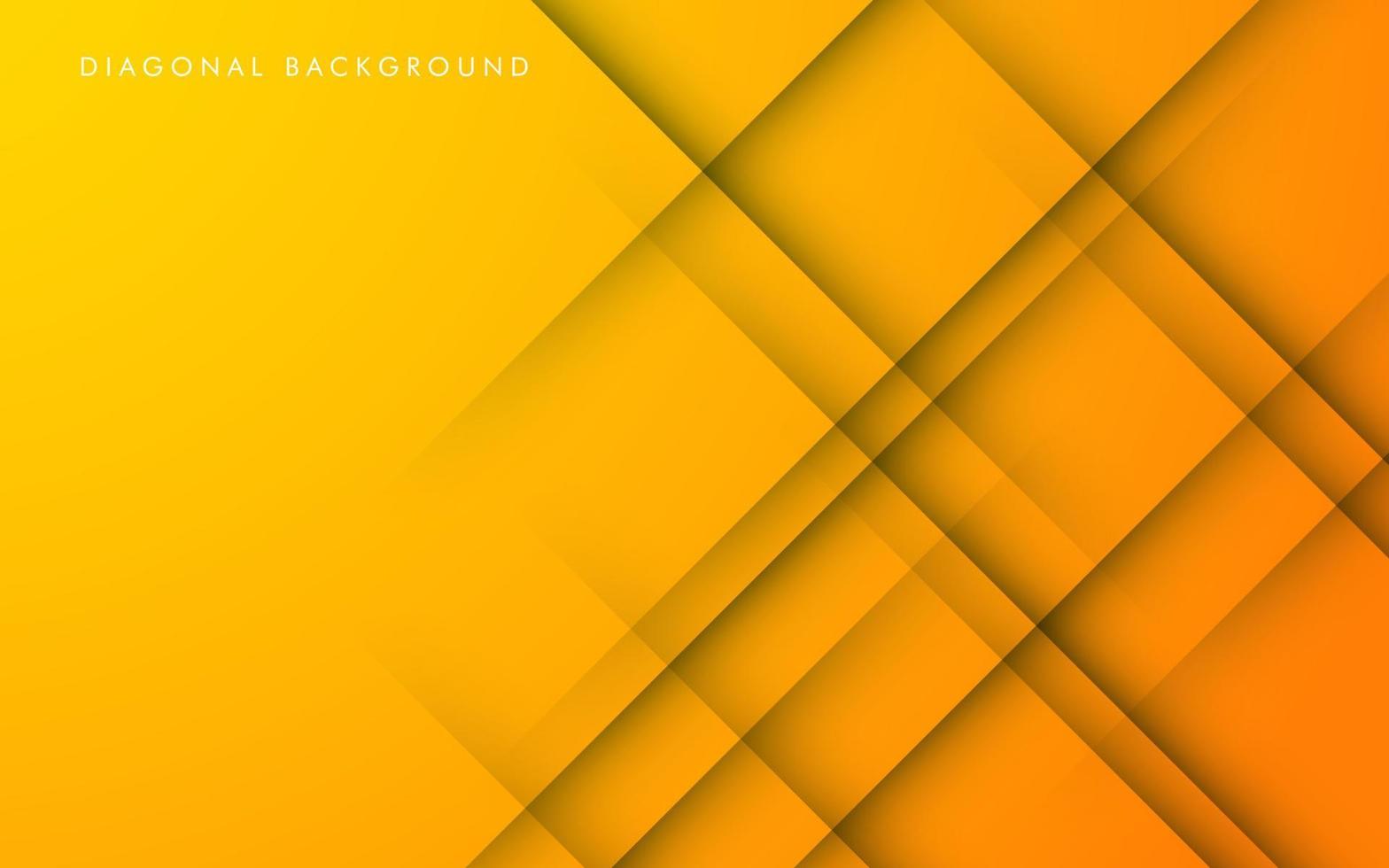 abstract modern yellow orange gradient diagonal stripe with shadow and light background. eps10 vector