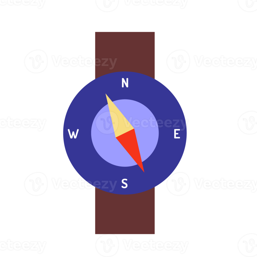 compass watch with magnetic png