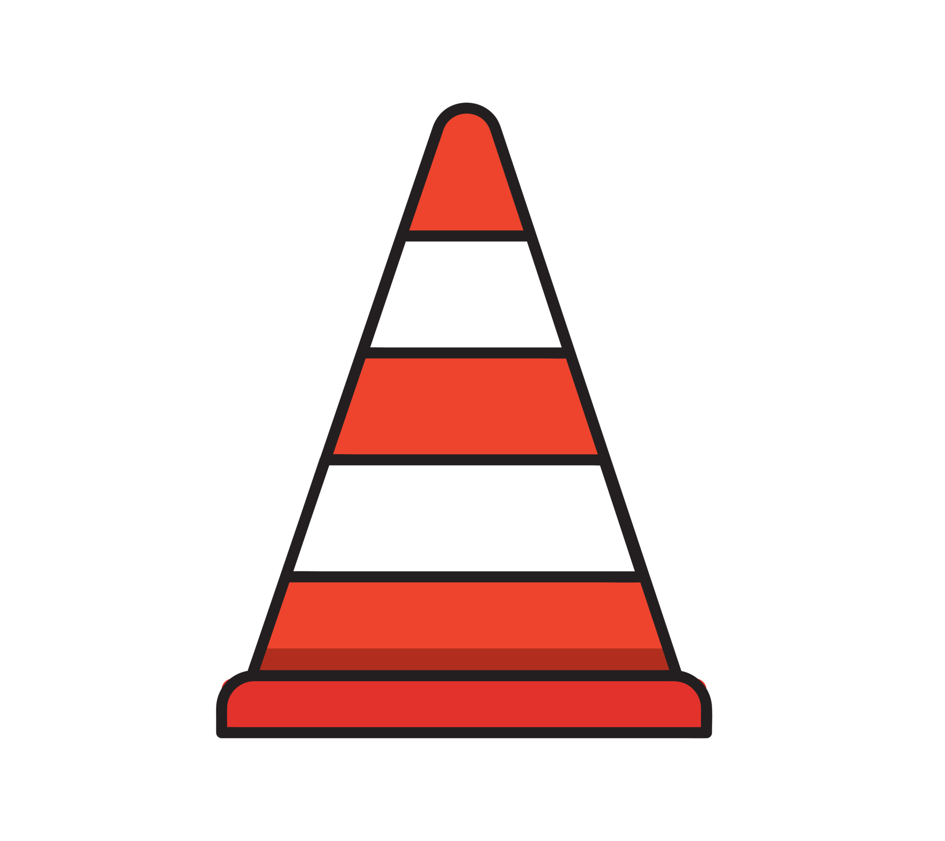 traffic cone illustration 12980927 PNG