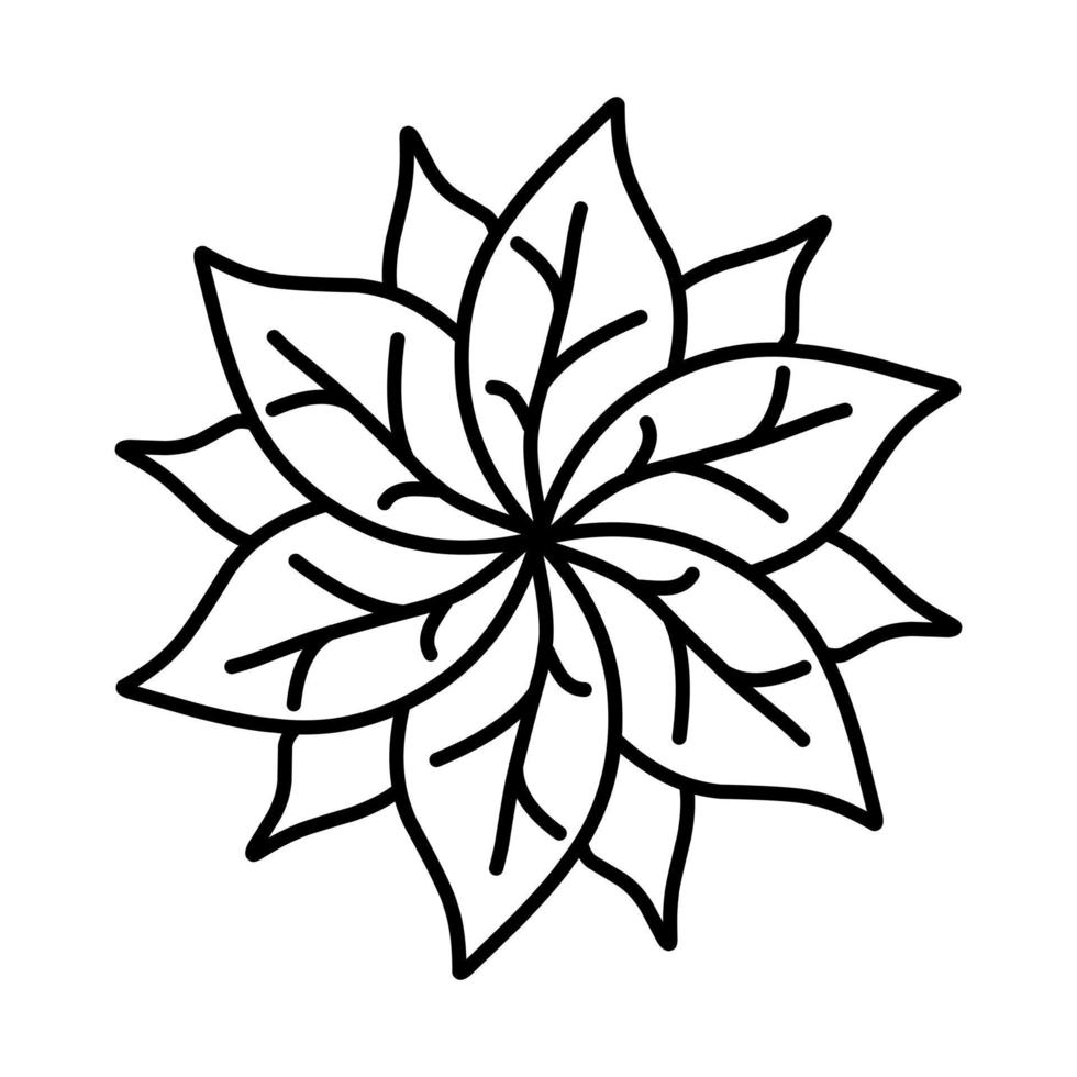 Flower Mandalas. decorative elements. ornate pattern, vector illustration. Islamic, Arabic, Indian motifs.