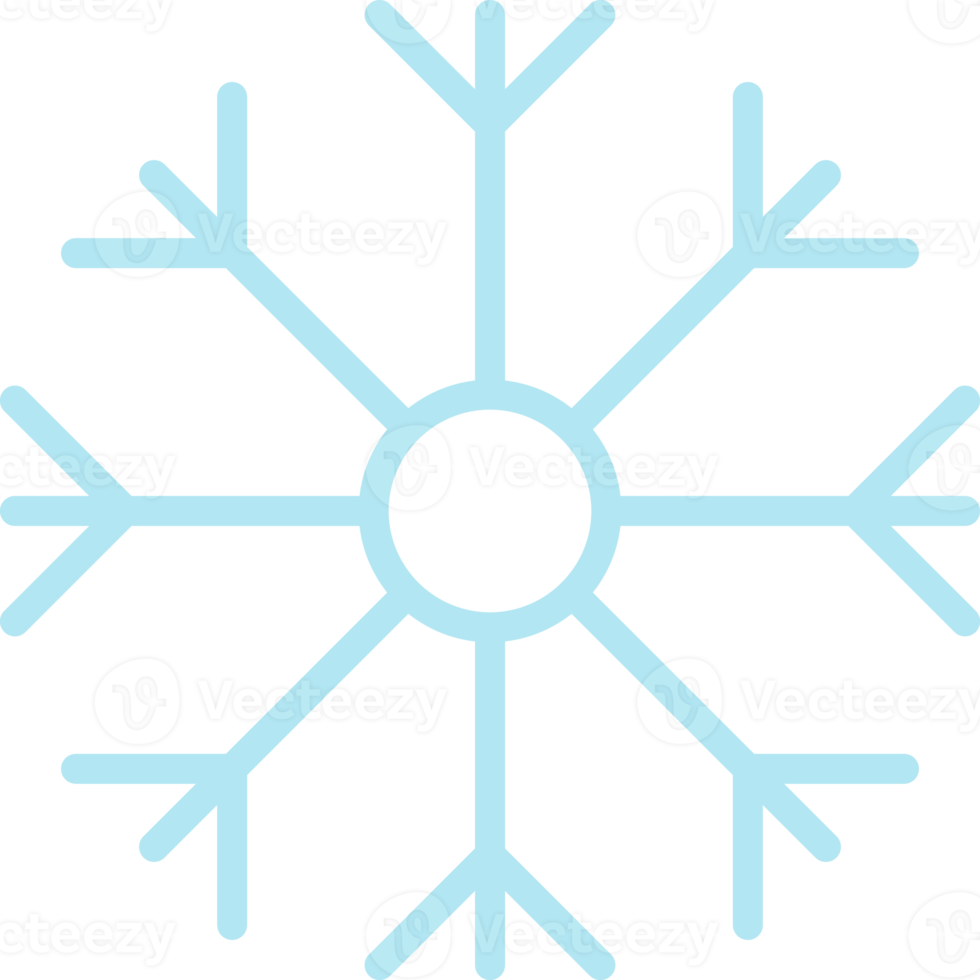 sneeuwvlokken icoon, winter elementen. png