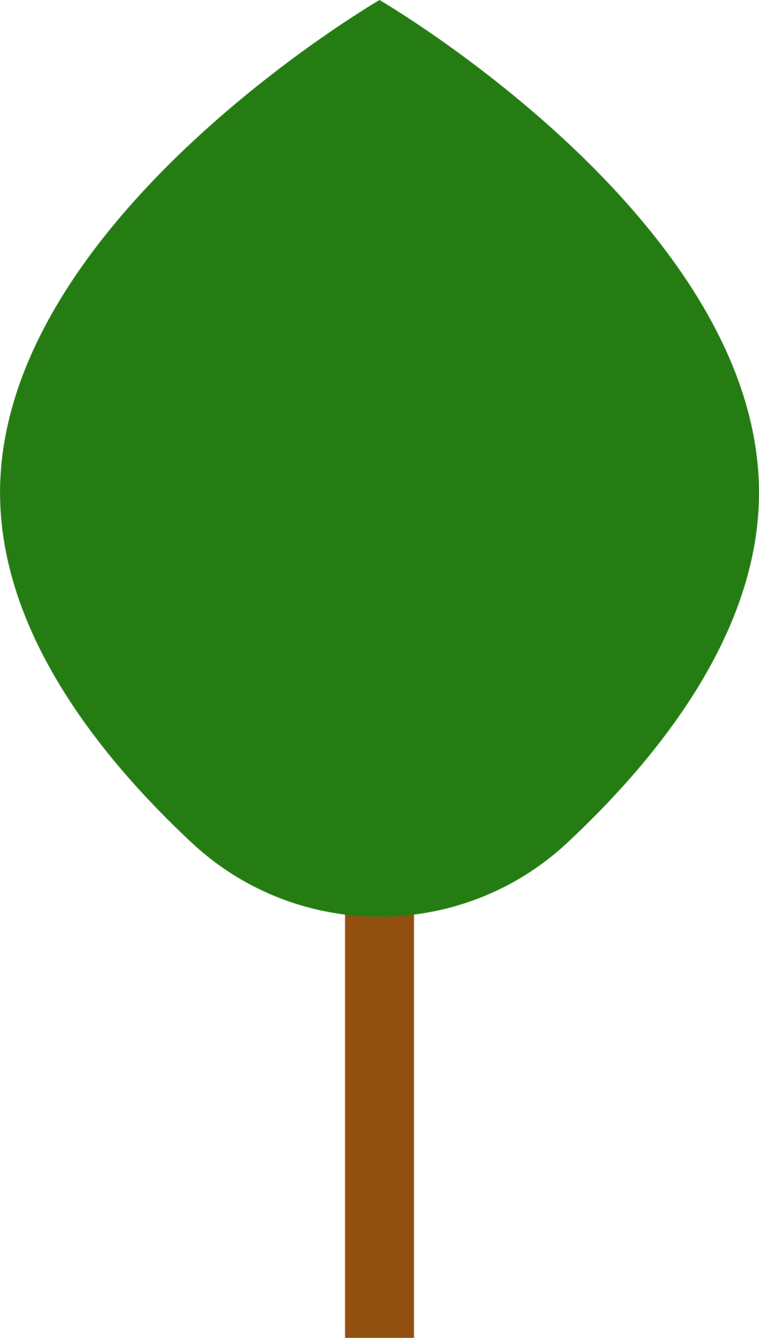 Collection of trees illustrations. Green tree nature healthy