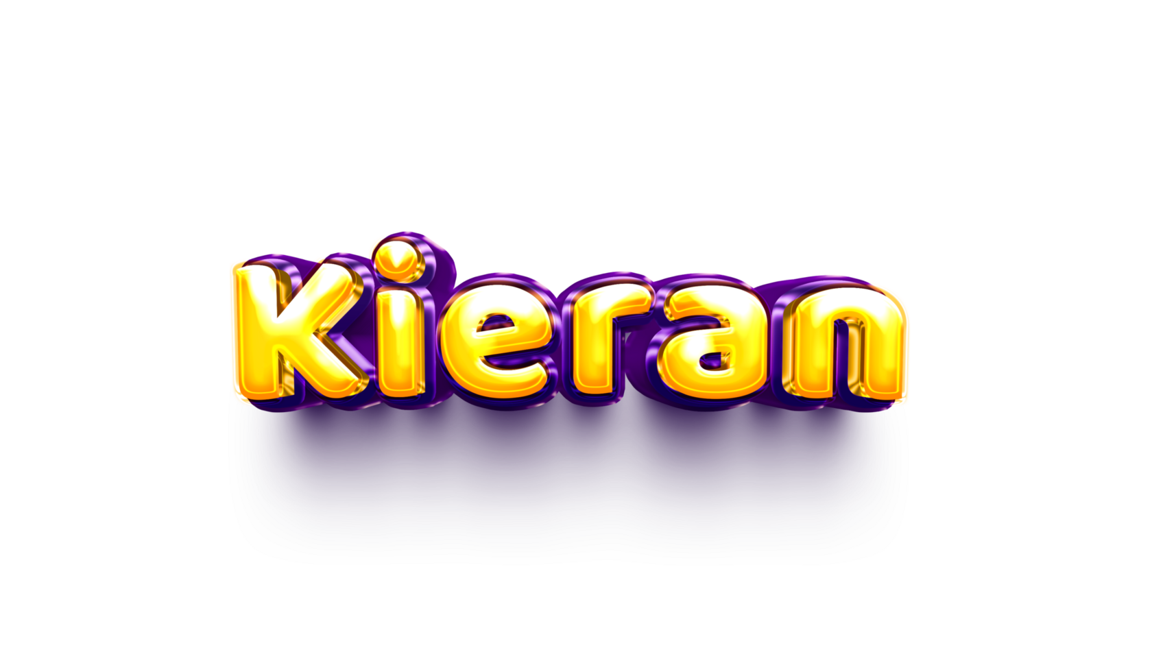 names of boys English helium balloon shiny celebration sticker 3d inflated png