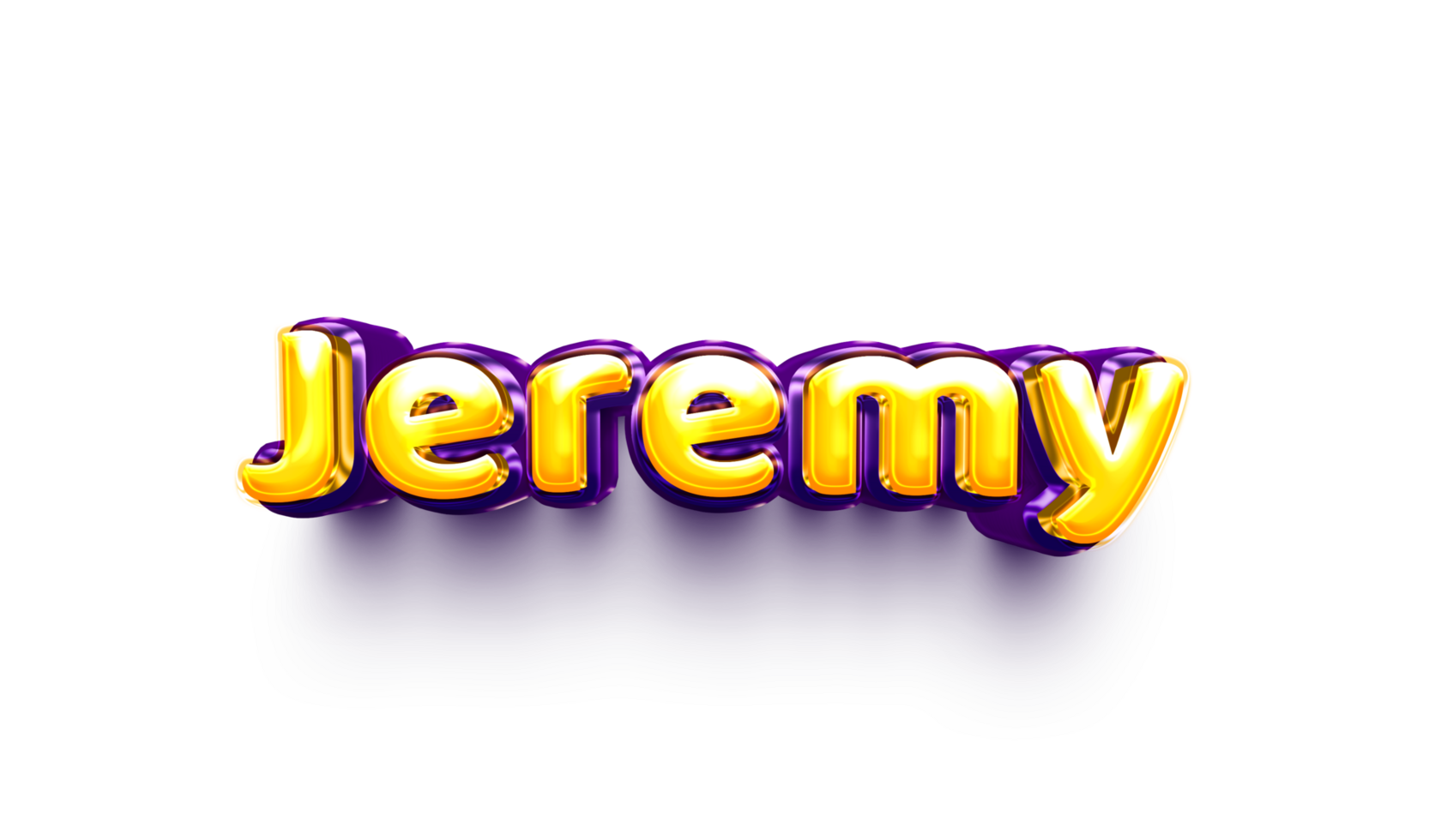 names of boys English helium balloon shiny celebration sticker 3d inflated png