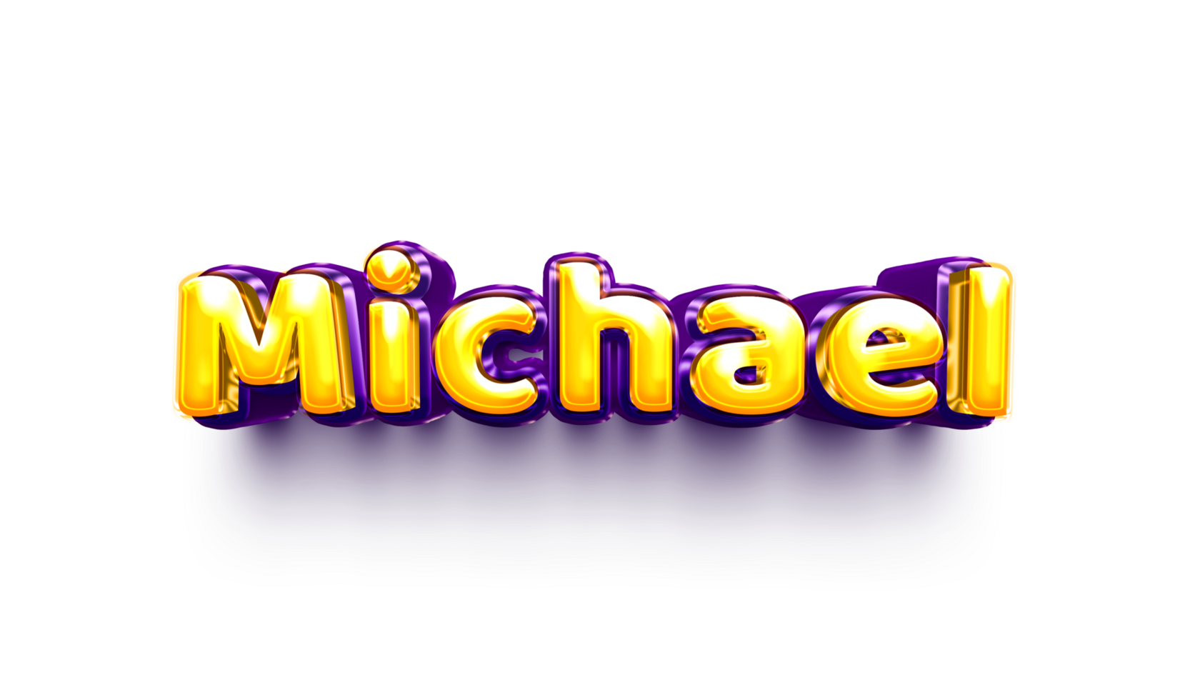 names of boys English helium balloon shiny celebration sticker 3d inflated png