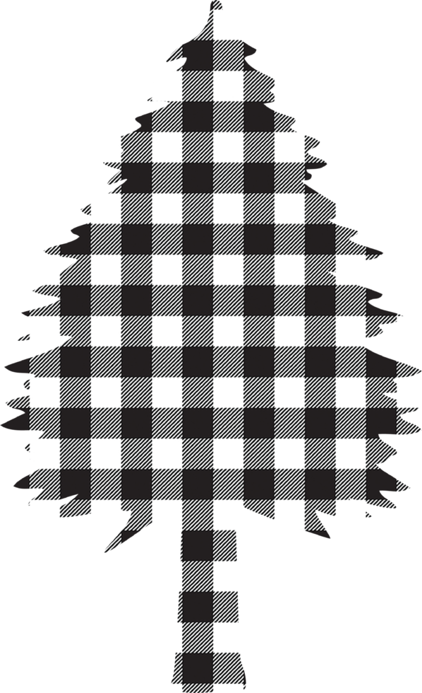 buffel pläd jul träd ornament ClipArt png