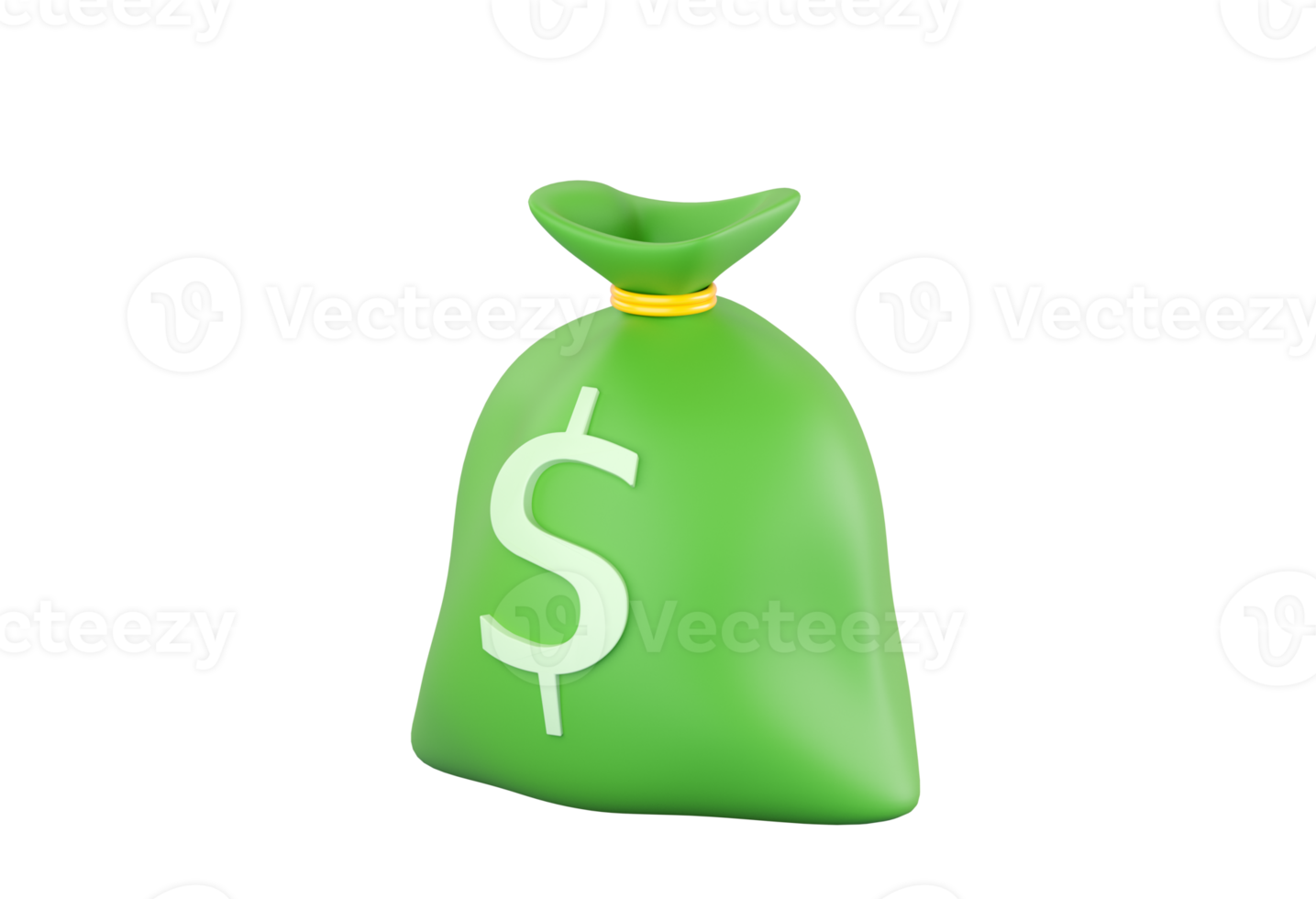 3d money bag grow up investment concept illustration 22419208 PNG