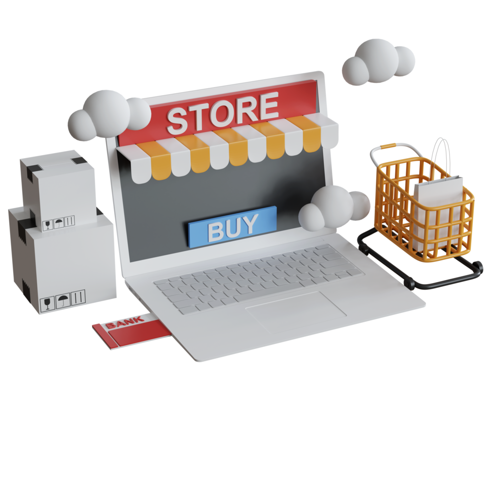 3D Icon rendering png