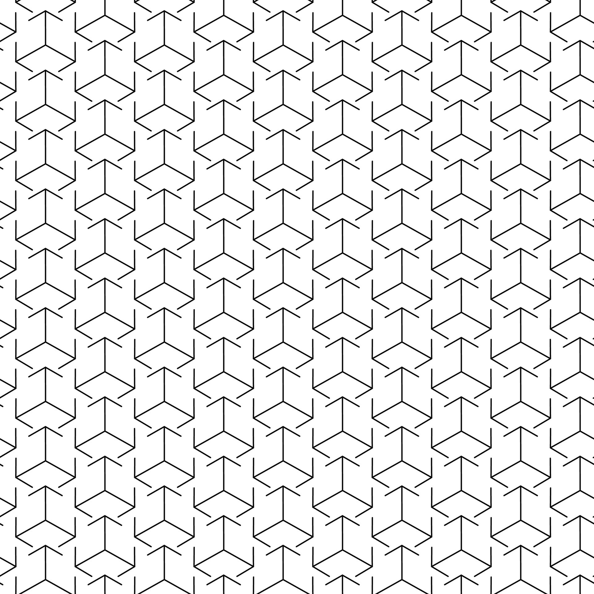 Seamless geometric pattern in black and white color. Vector