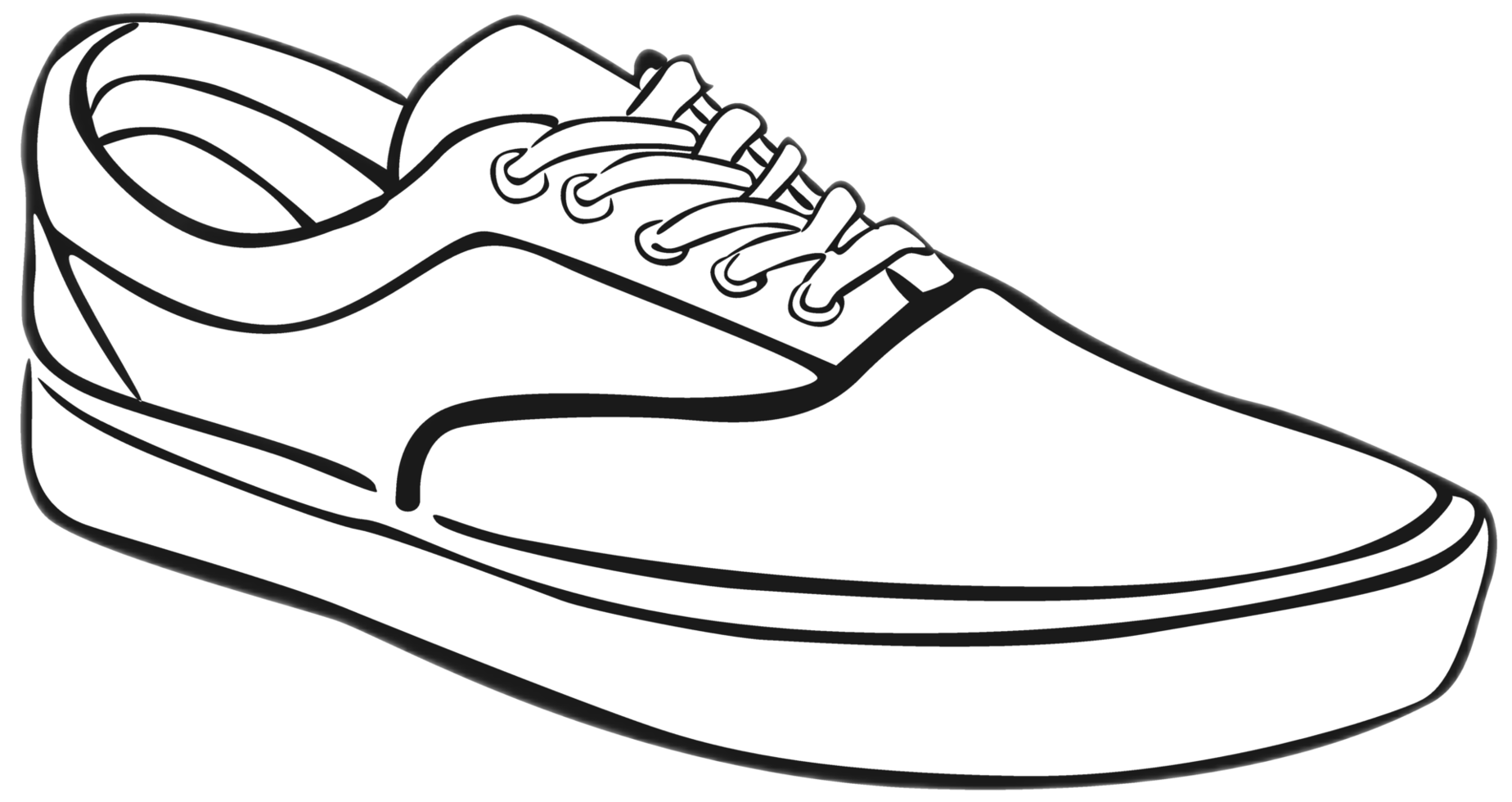 shoes line art png