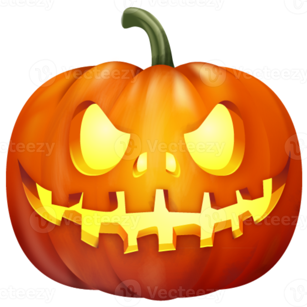 halloween pompoen jack O lantaarn geïsoleerd png