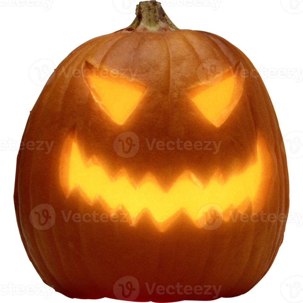 halloween pompoen jack O lantaarn geïsoleerd png
