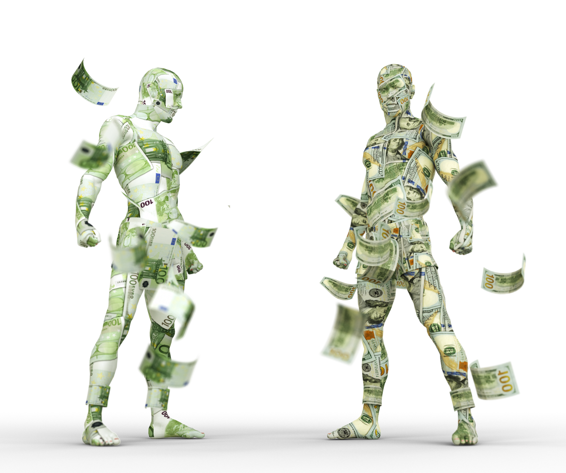 US Dollar Vs Euro Forex Trading Currency Pairing Human Characters us-dollar-vs-euro-forex-trading-currency-pairing-human-characters