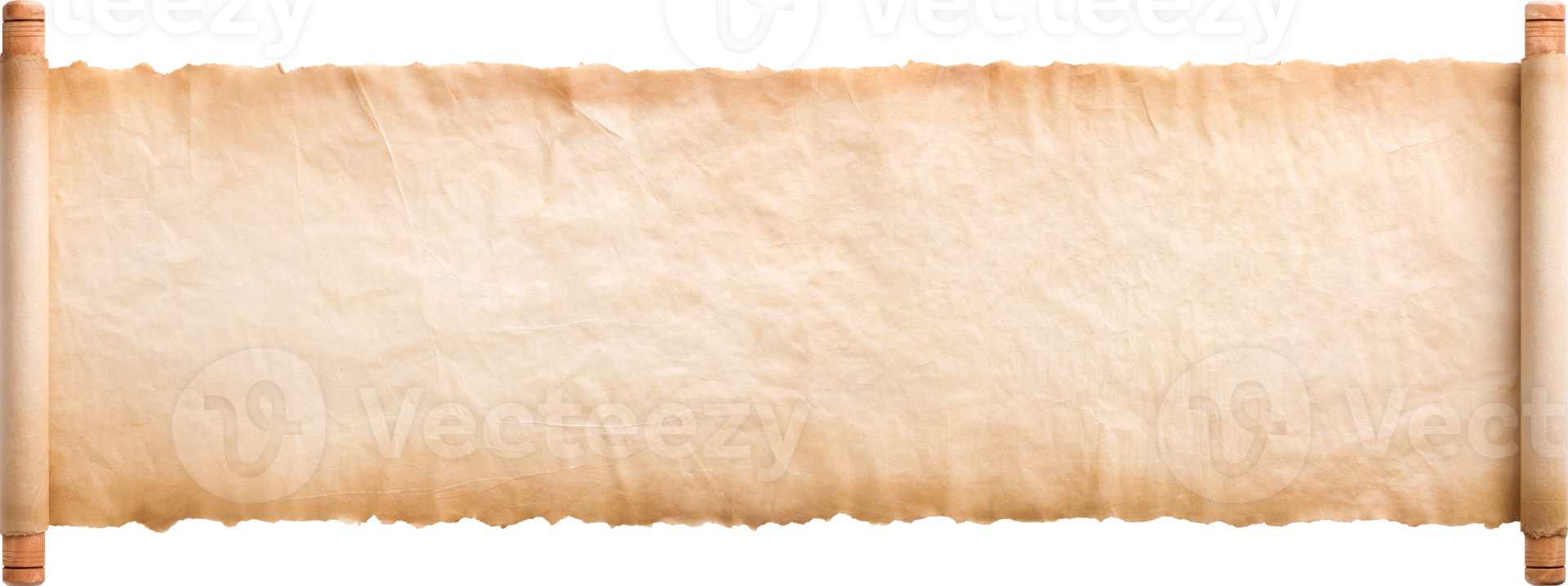 old parchment paper scroll sheet vintage aged or texture background png