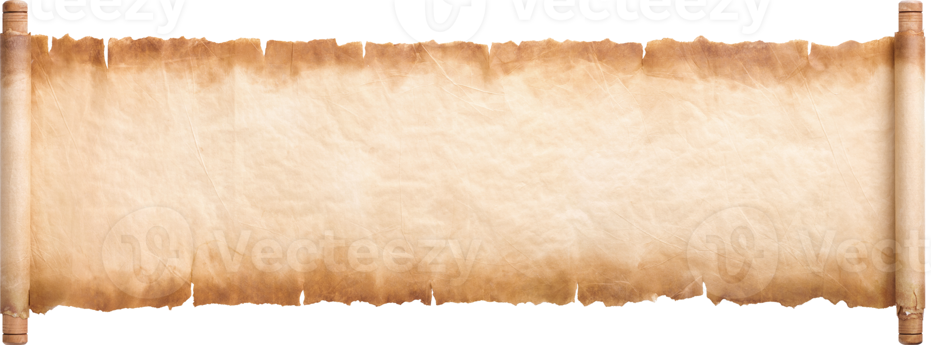 old parchment paper scroll sheet vintage aged or texture background png