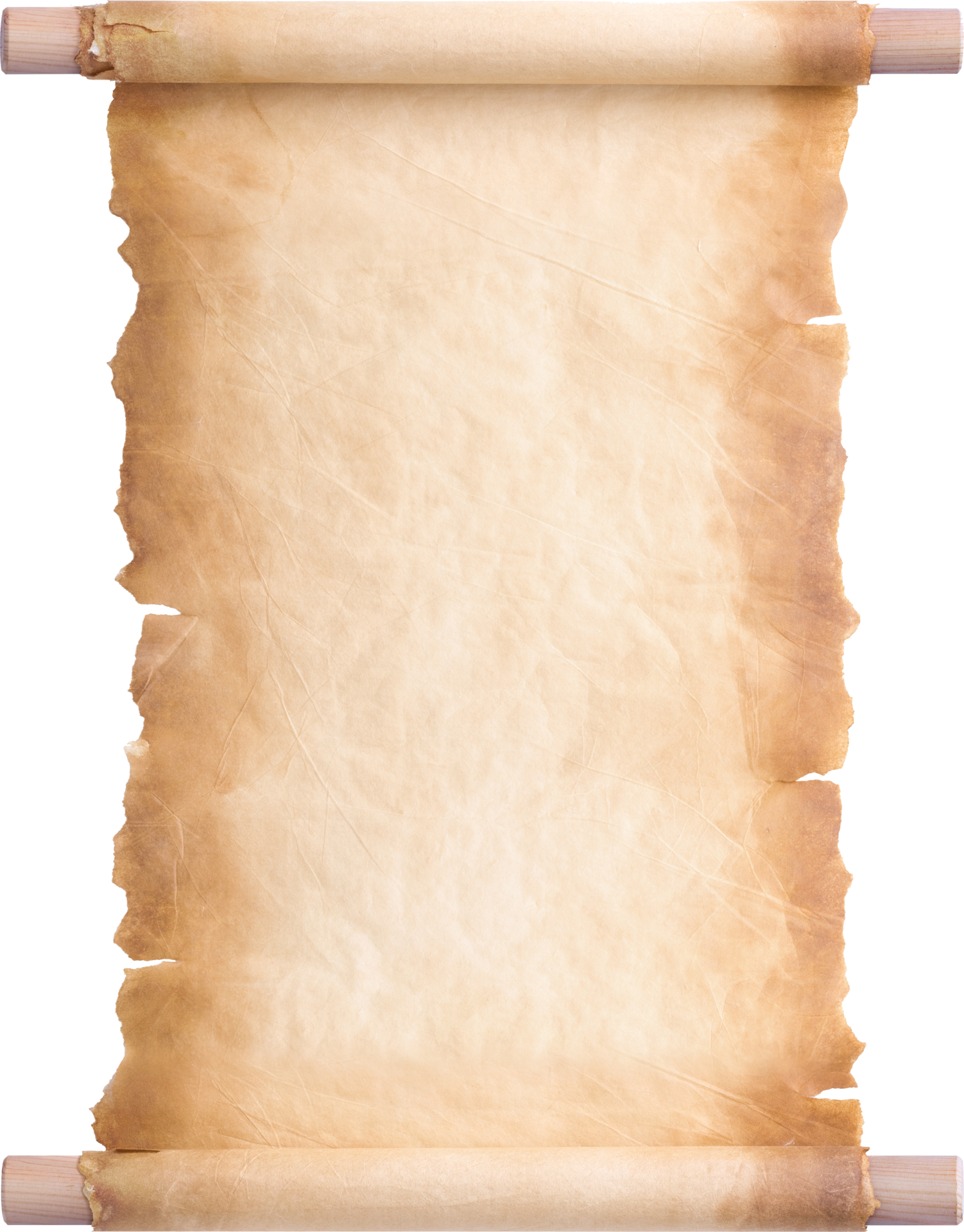 Backbeard parchment scroll