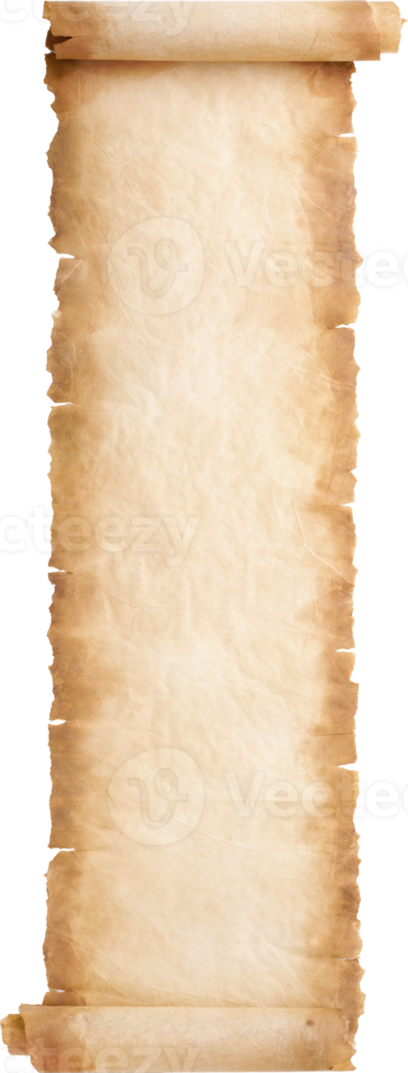 old parchment paper scroll sheet vintage aged or texture background png