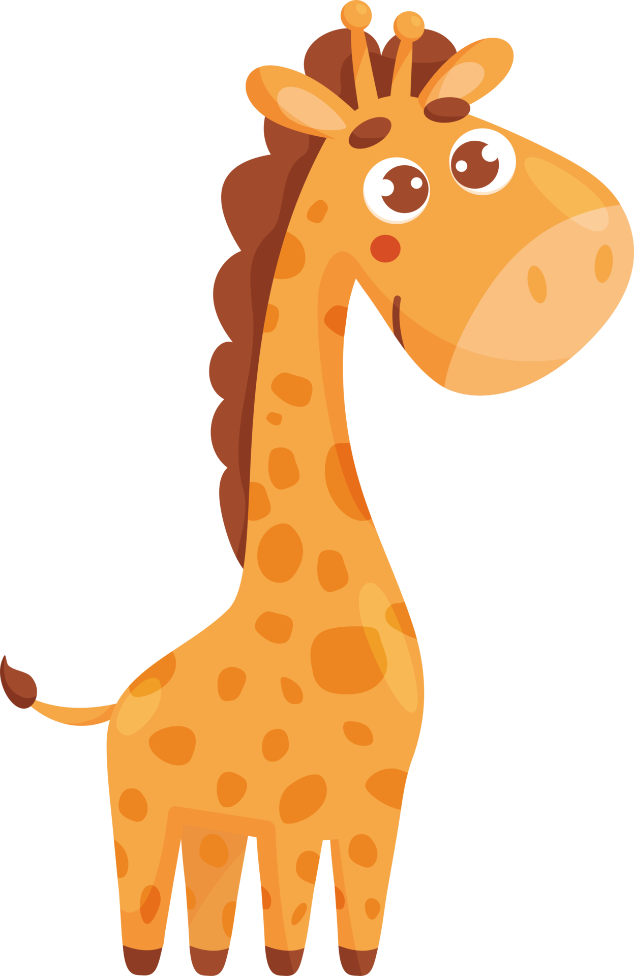 süße Tiergiraffe 12981901 PNG