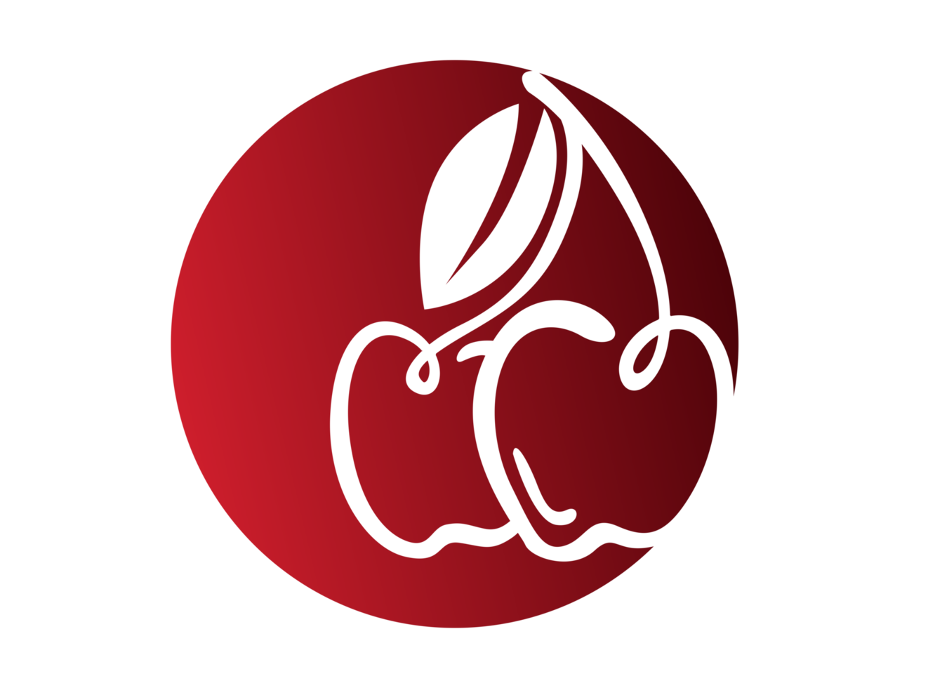 icono de logotipo de cereza png