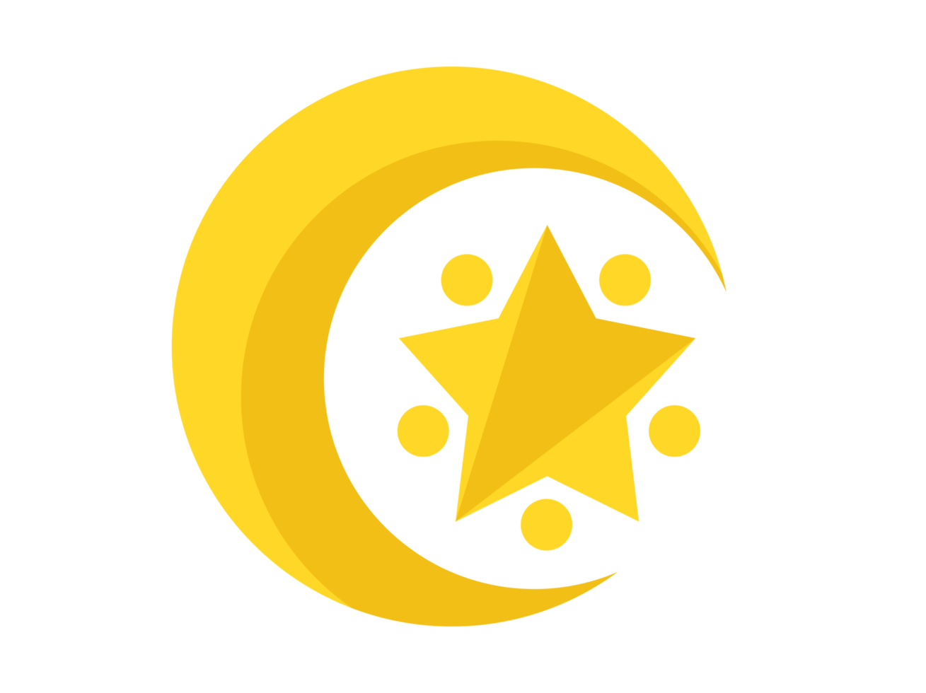 moon and star logo icon 12982213 PNG
