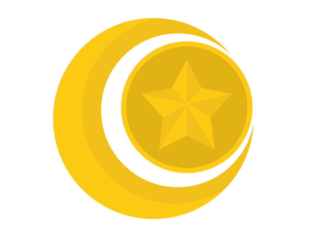 moon and star logo icon 12982214 PNG