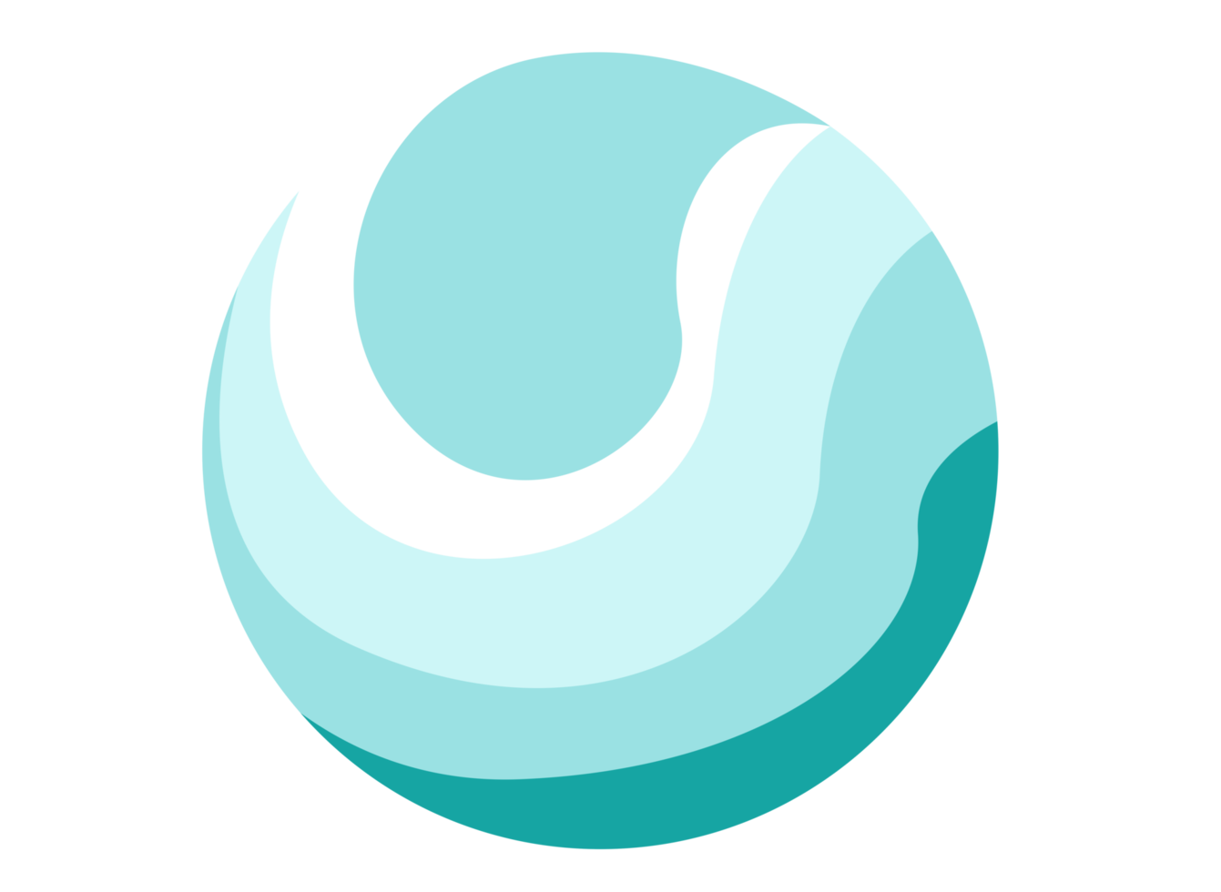 Water circle icon logo png