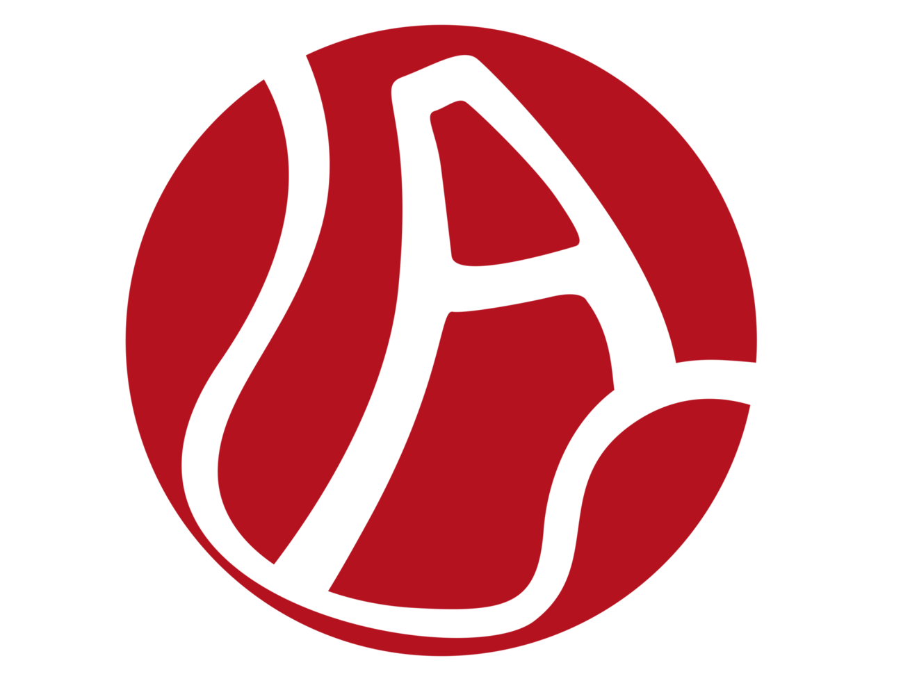 letter A . circle icon logo png