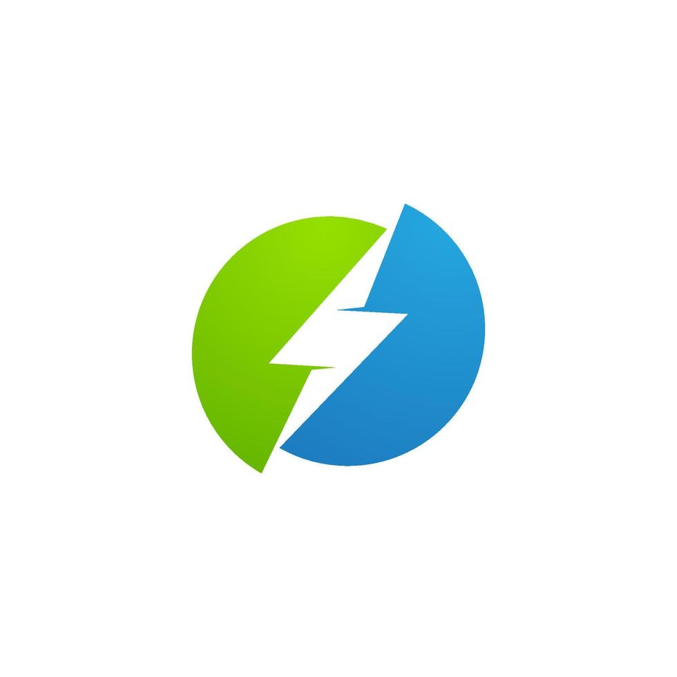 Eco power Vector icon design illustration