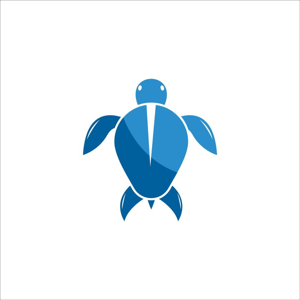 Turtle animal cartoon icon vector