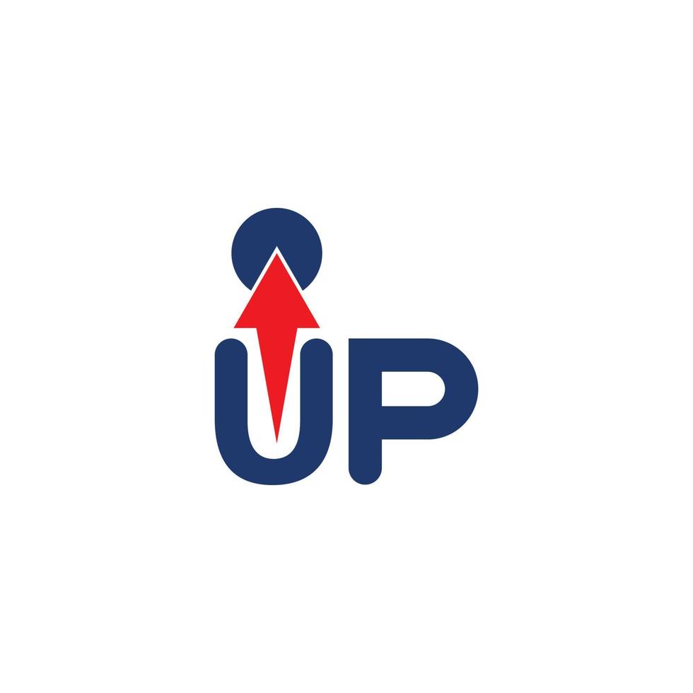 up arrow Vector icon design illustration