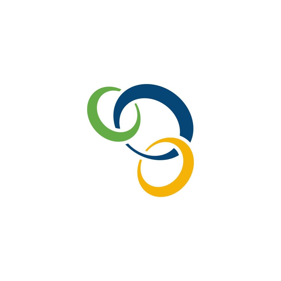 Circle techno vector icon design