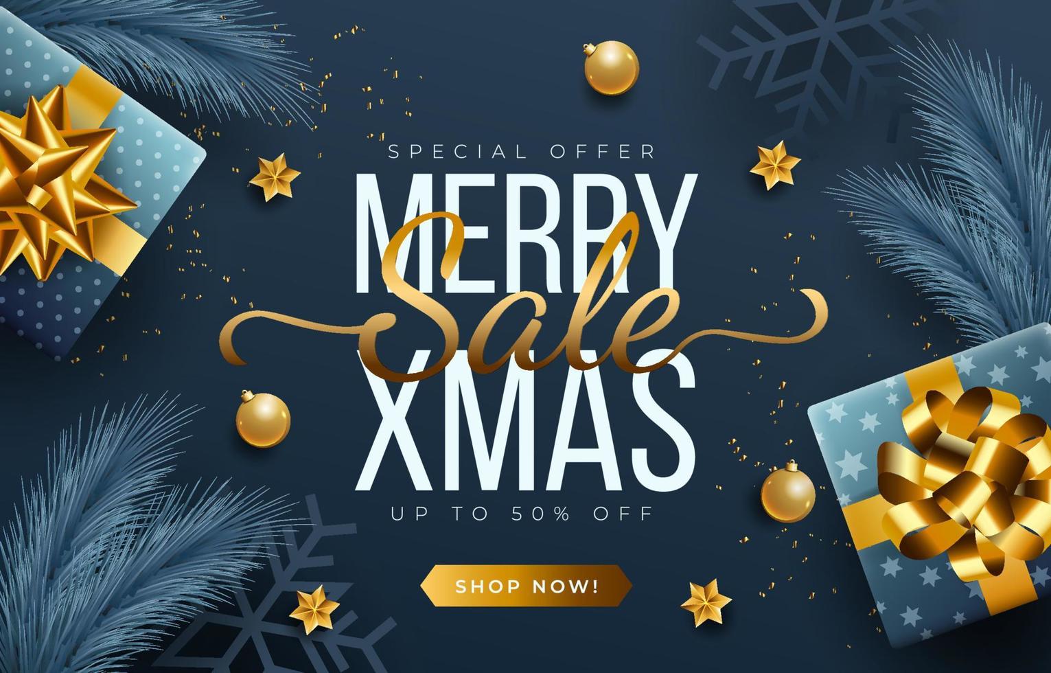 Christmas Sale Poster vector