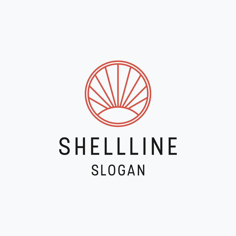 Shell logo icon flat design template 12982751 Vector Art at Vecteezy