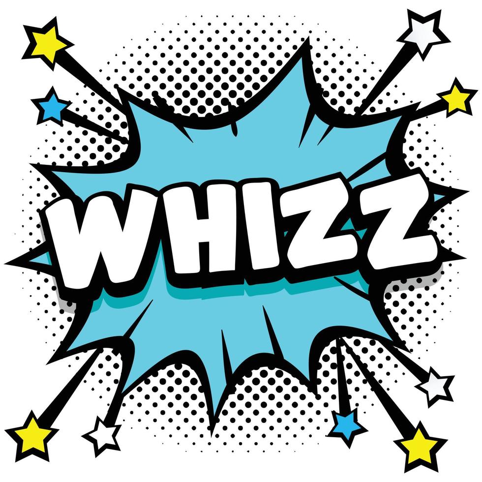 whiz pop art comic burbujas de discurso libro efectos de sonido vector