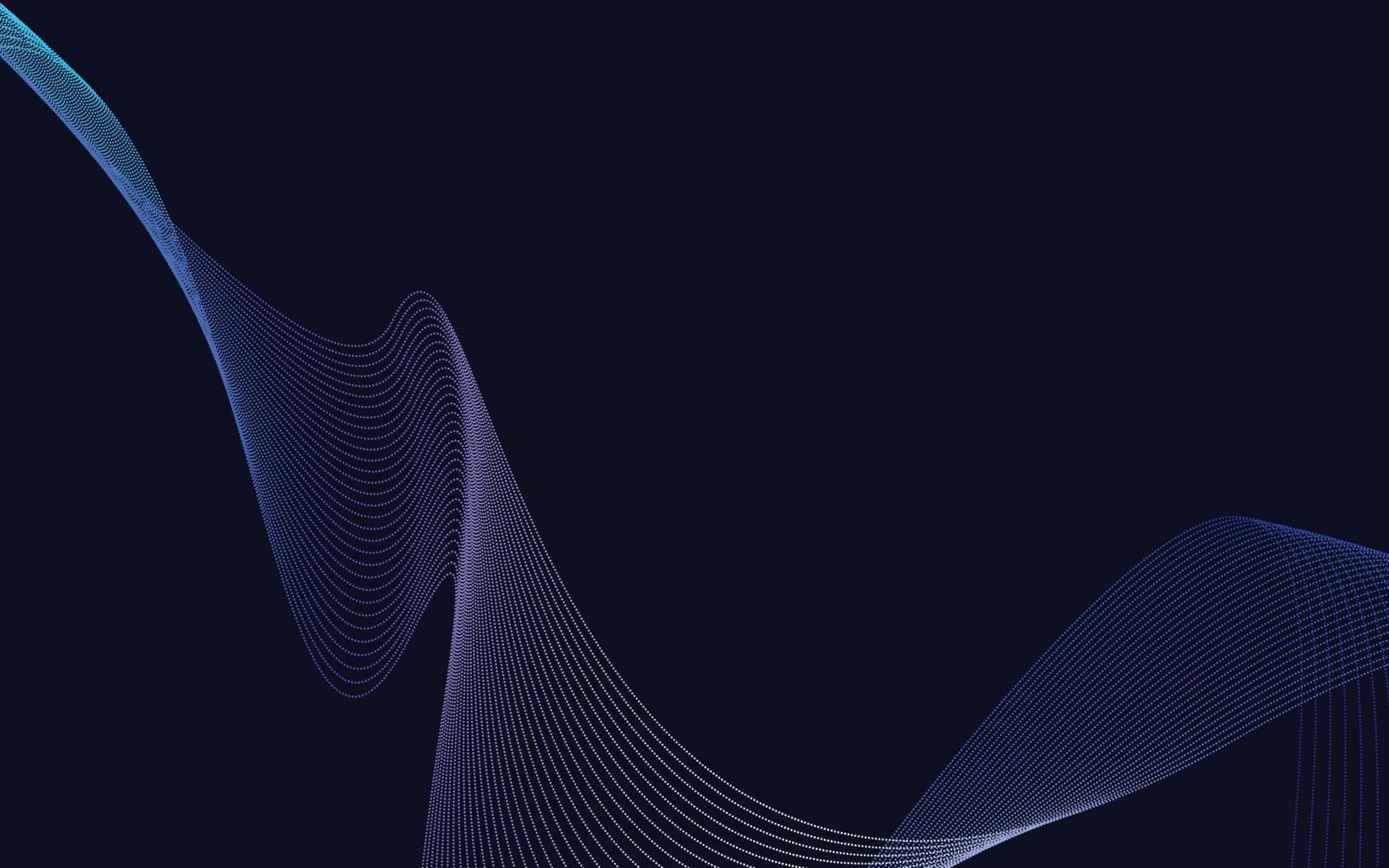Wave of the Blue Gradient colored lines. High resolution vector