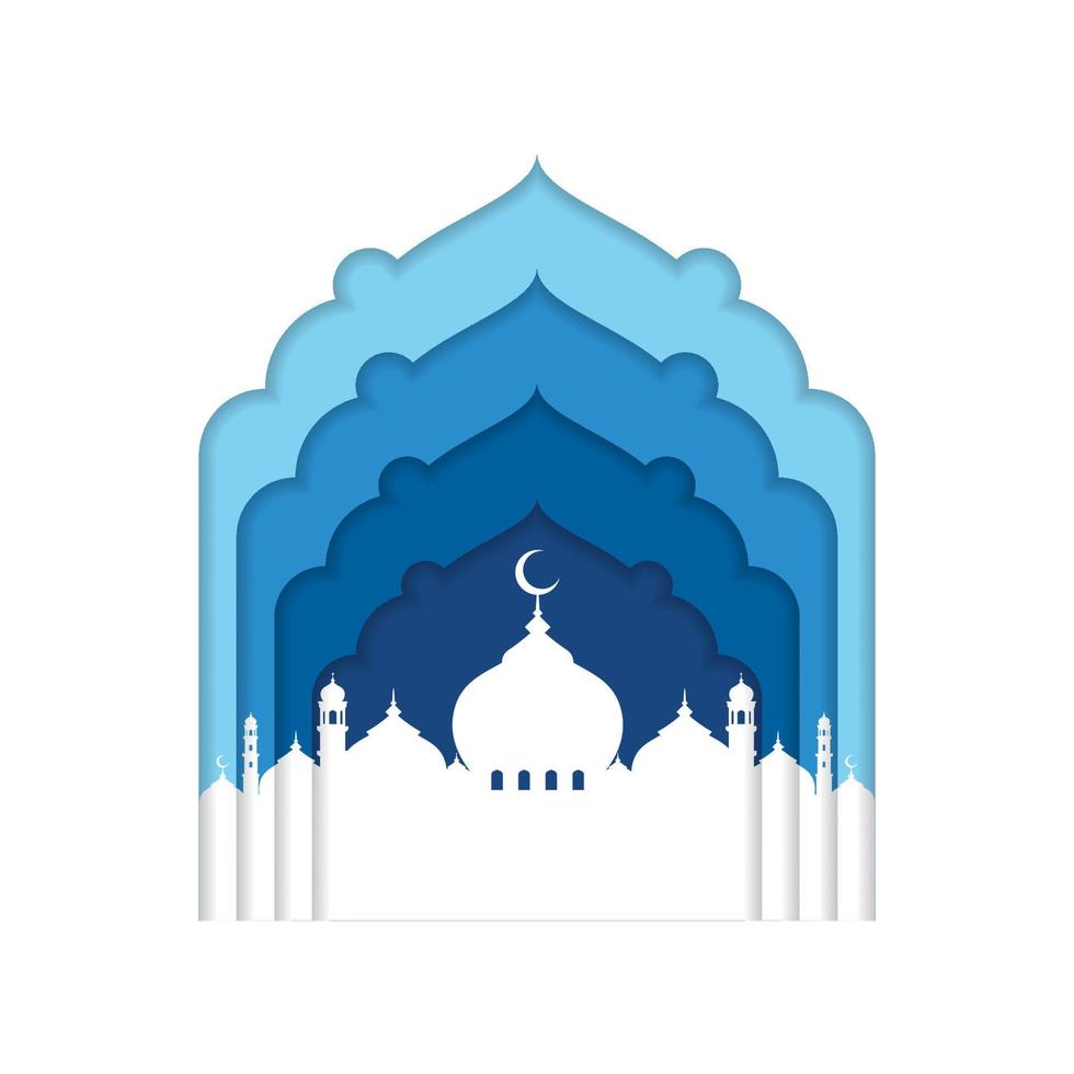 Mosque Building icon vector Illustration