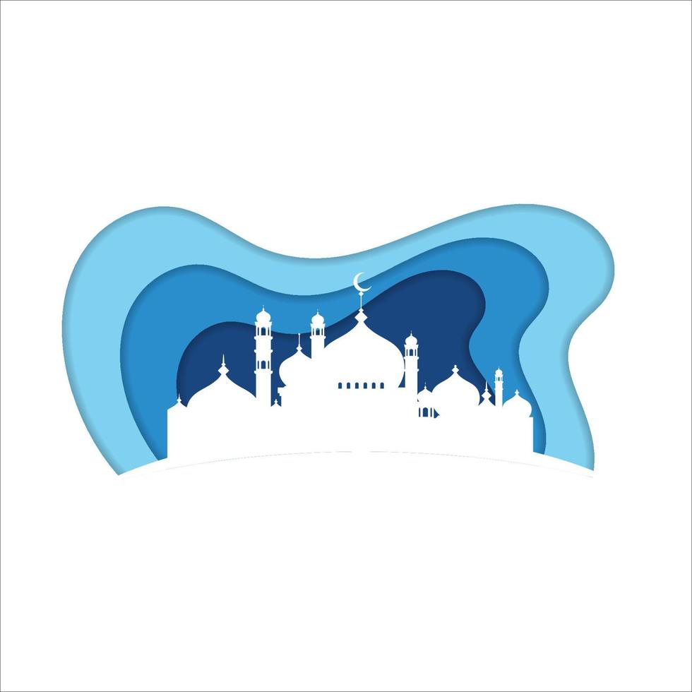 Mosque Building icon vector Illustration