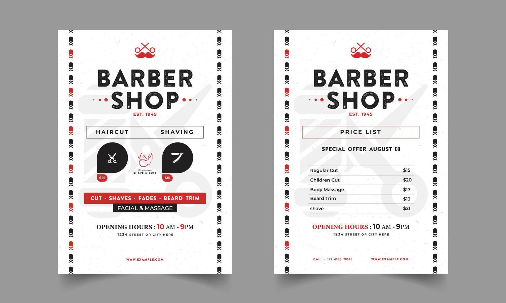 FREE Barber Shop Promotion Template - Download in Word