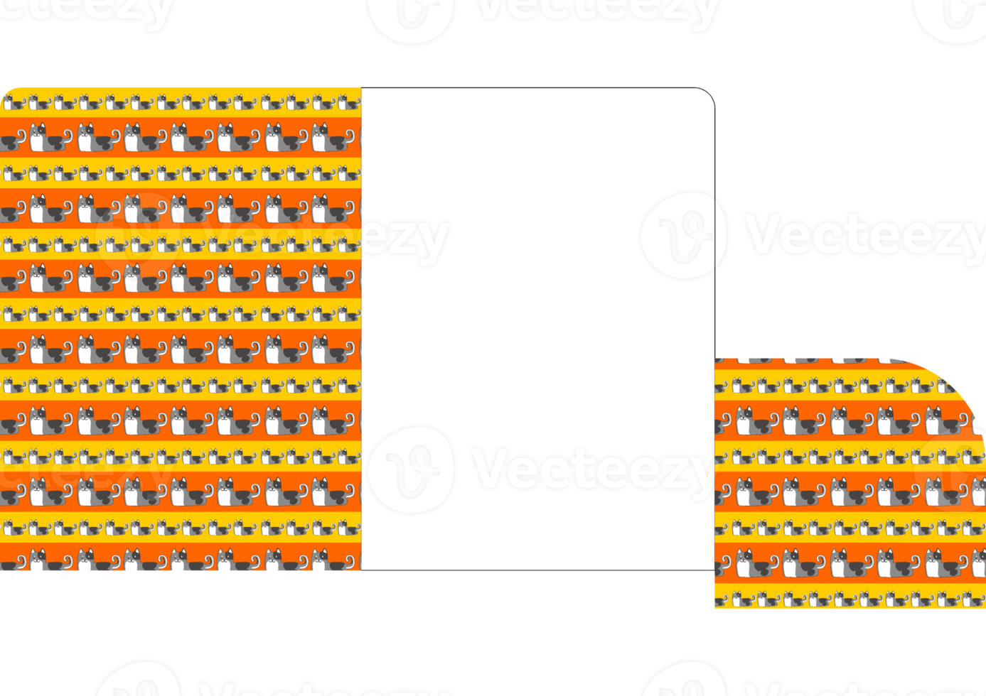 file cartella design con gatto modello file di temi cartella design con gatto modello tema png