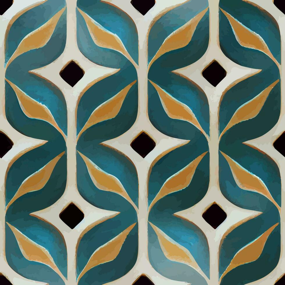 ilustración gráfica vectorial de patrón geométrico de mosaico sin fisuras estilo islámico perfecto para invitaciones, tarjetas, impresión, papel de regalo, fabricación, textil, tela, papel pintado vector