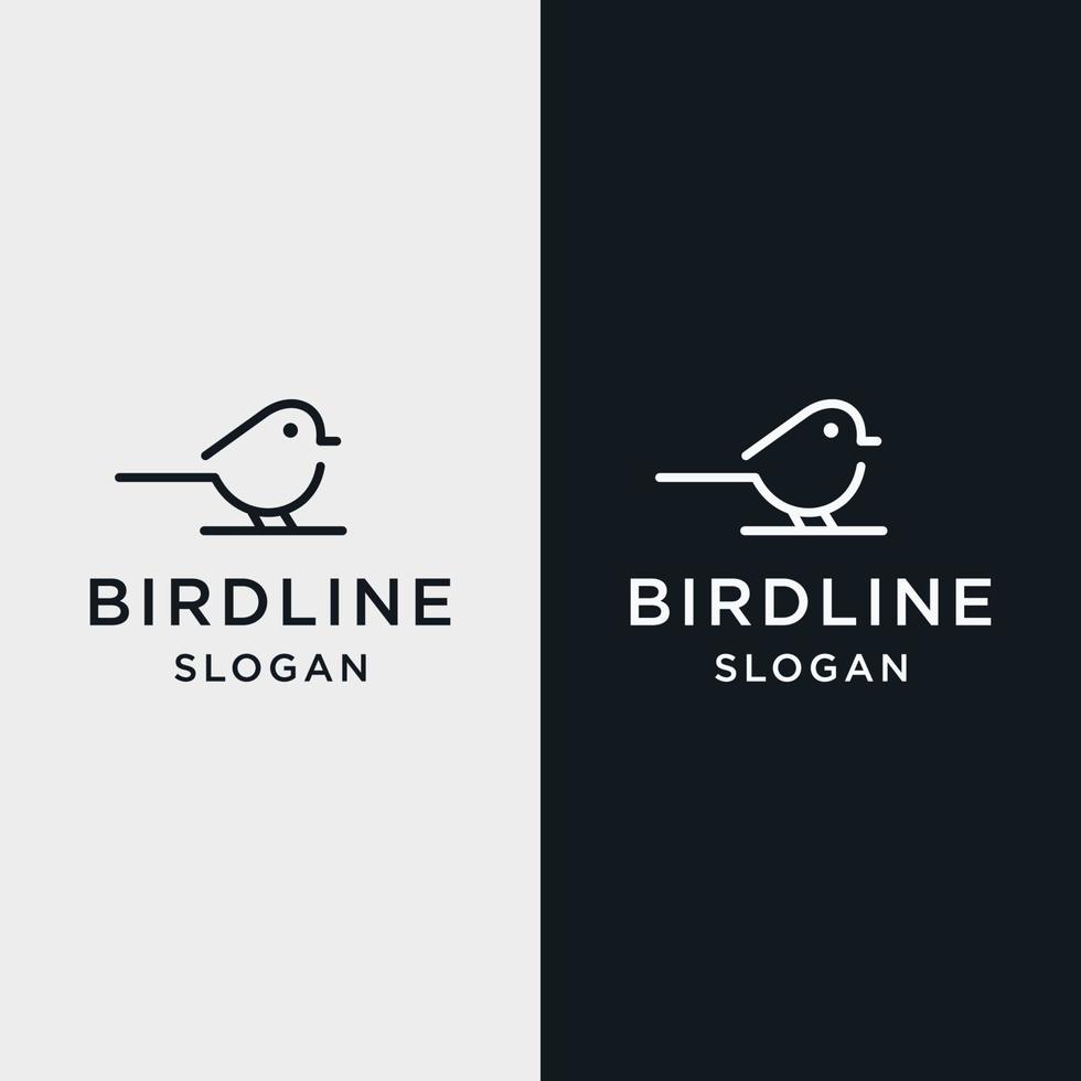 Bird logo icon design template vector illustration