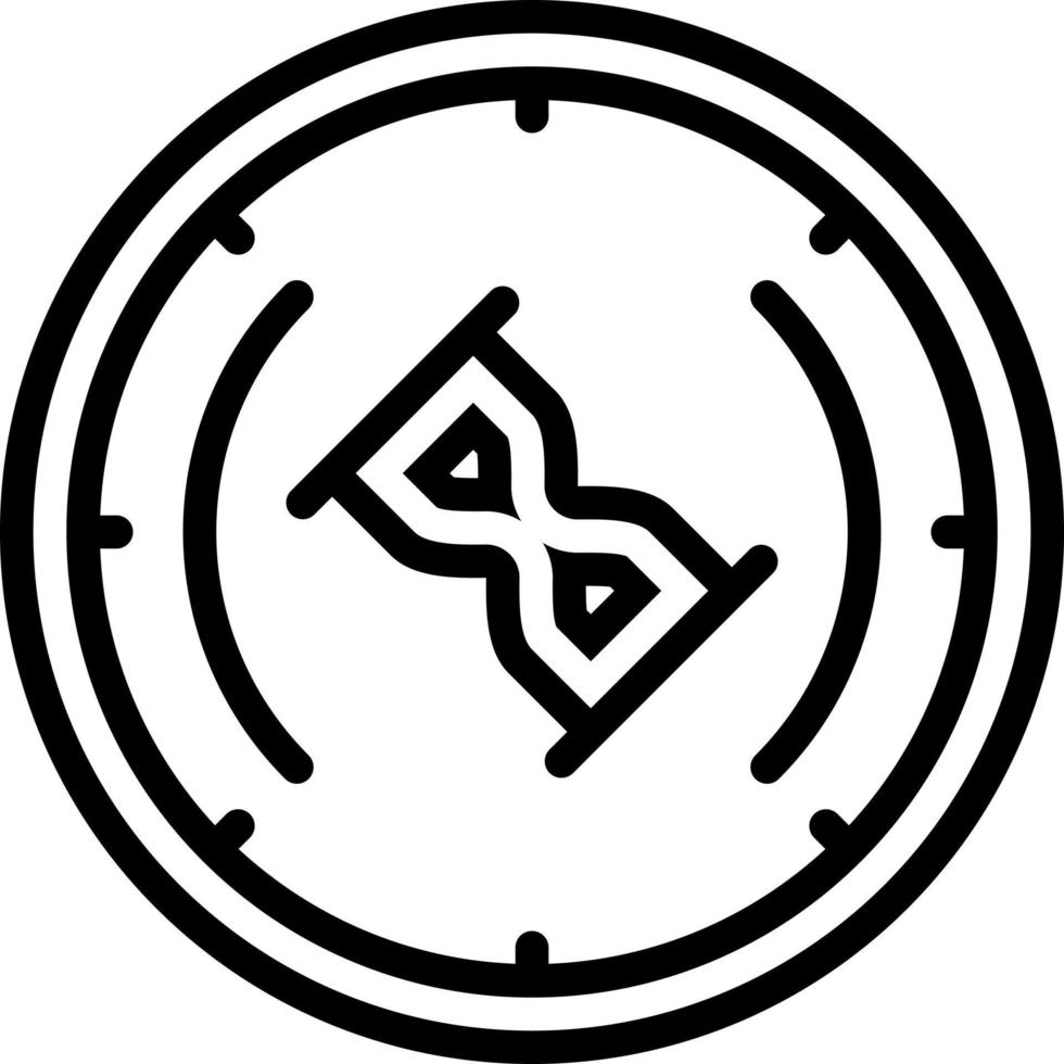 line icon for wait vector