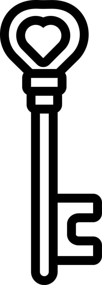 line icon for key vector